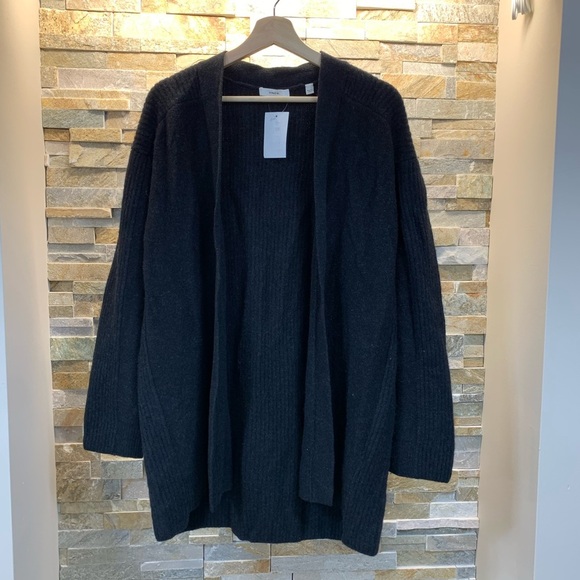 💥Vince Ribbed Wool & Cashmere Cardigan - Picture 4 of 7